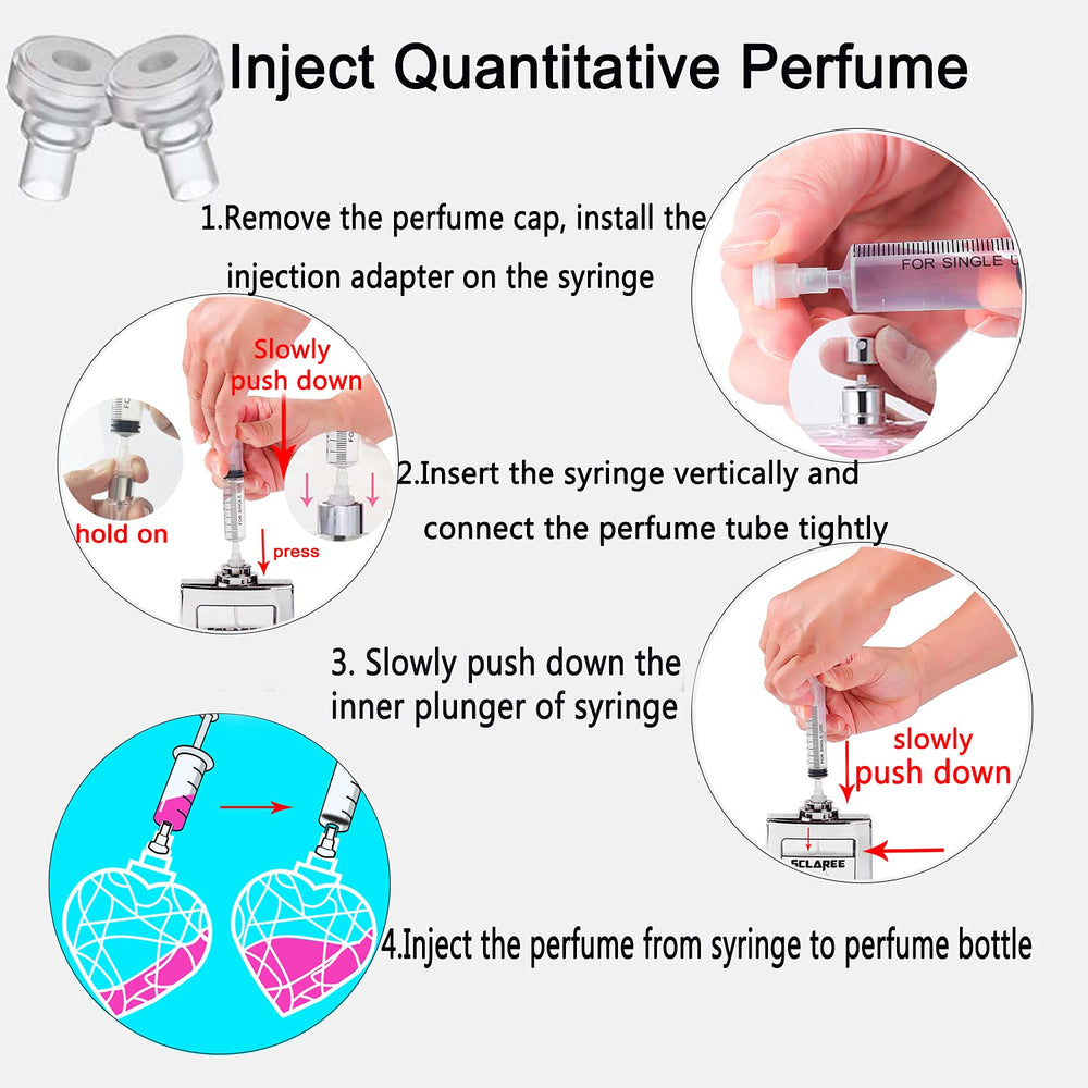 Rápido relleno Mub, ahorro de tiempo al transferir perfume