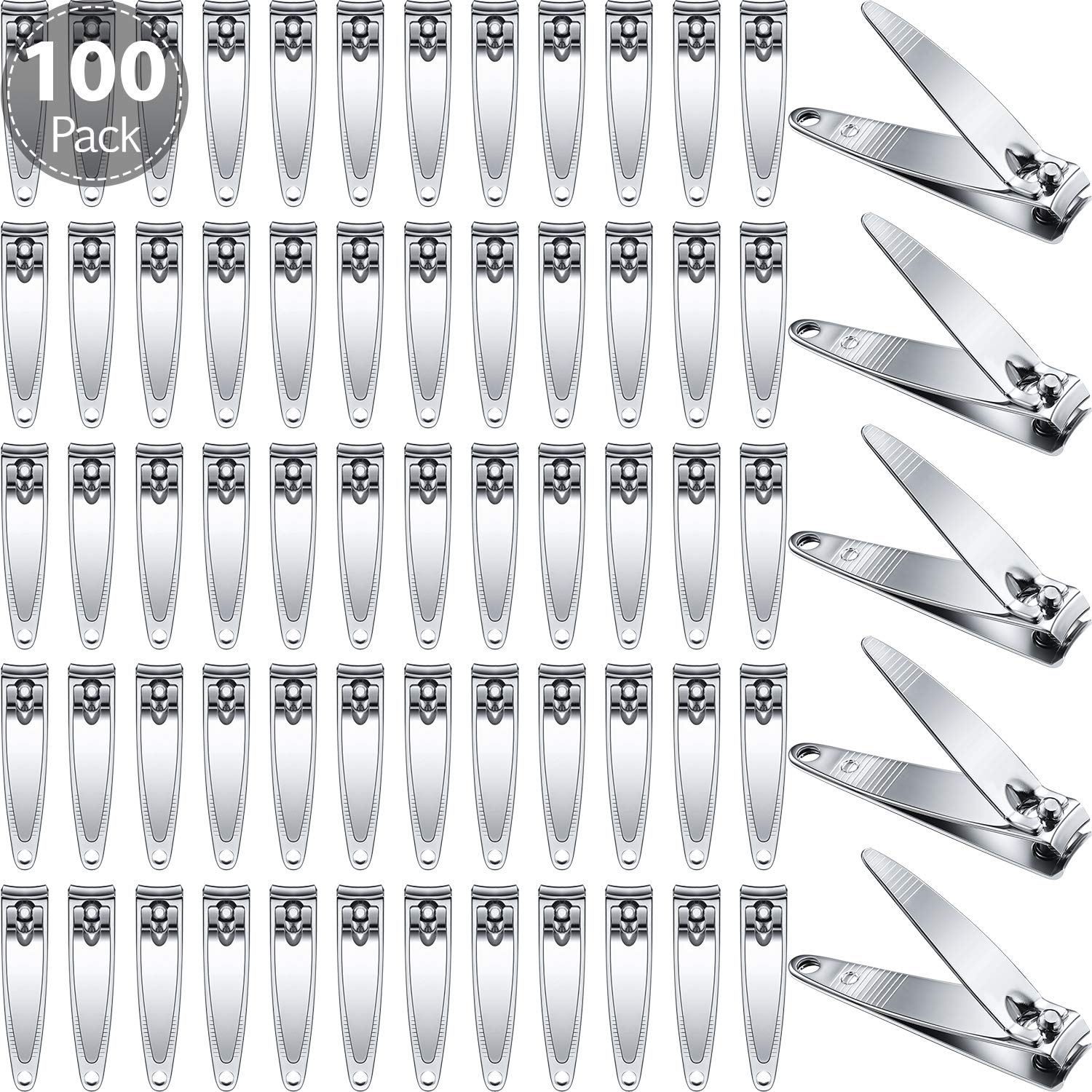 Mudder bulk nail clippers 100 pcs pack for quick, precise trims anywhere.