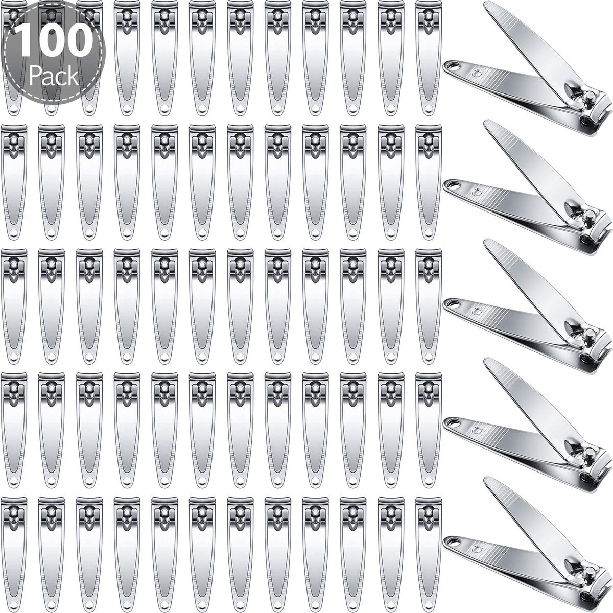 Mudder bulk nail clippers 100 pcs pack for quick, precise trims anywhere.