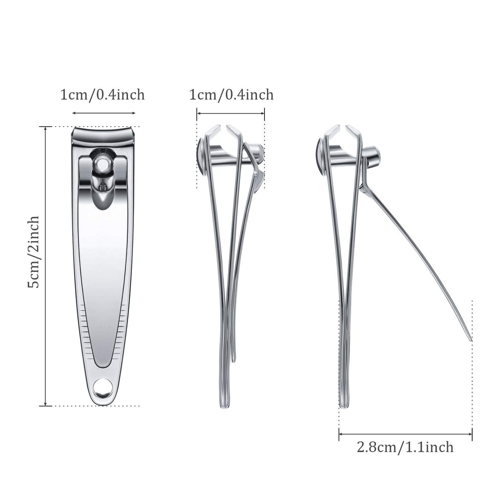 Mudder flat portable travel nail clippers for on-the-go grooming.