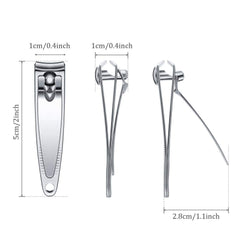 Mudder flat portable travel nail clippers for on-the-go grooming.