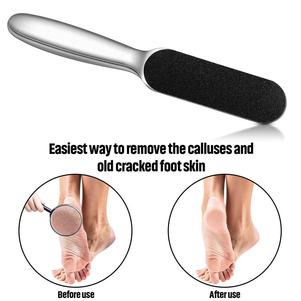 Mudder foot file effective on wet surfaces for flexible use