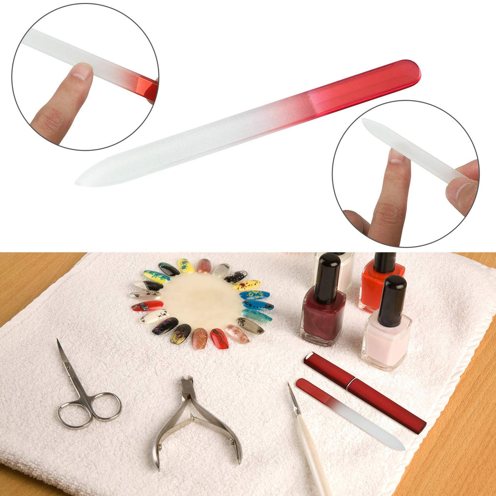 Mudder six-color nail files pack highlights vibrant colors for easy distinction.