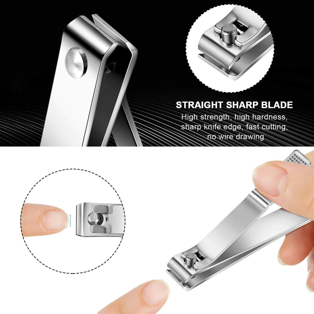 Mudder toenail clippers travel case highlights portability for trips.