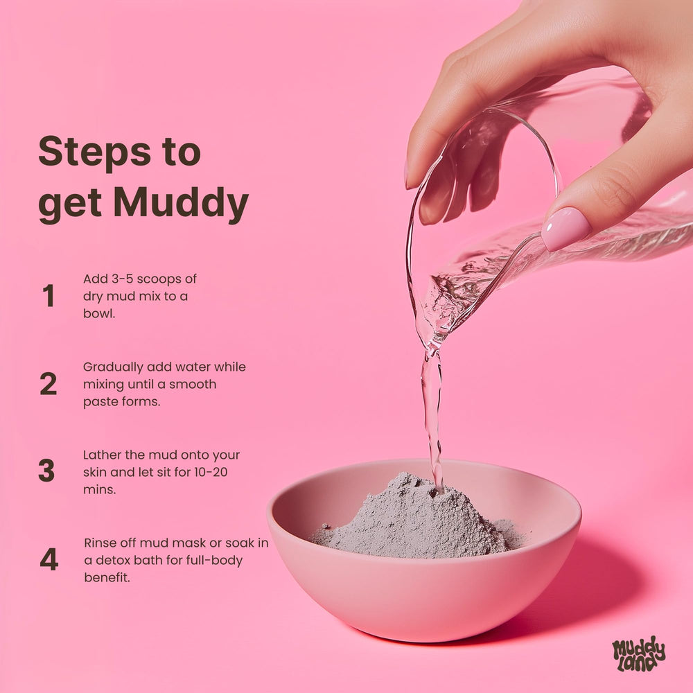 muddyland US-made packaging highlighting American mined quality.