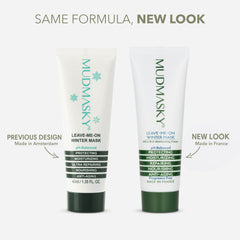 MUDMASKY Leave-Me-On Winter Mask cream swirl highlights ultra-hydration for winter skin