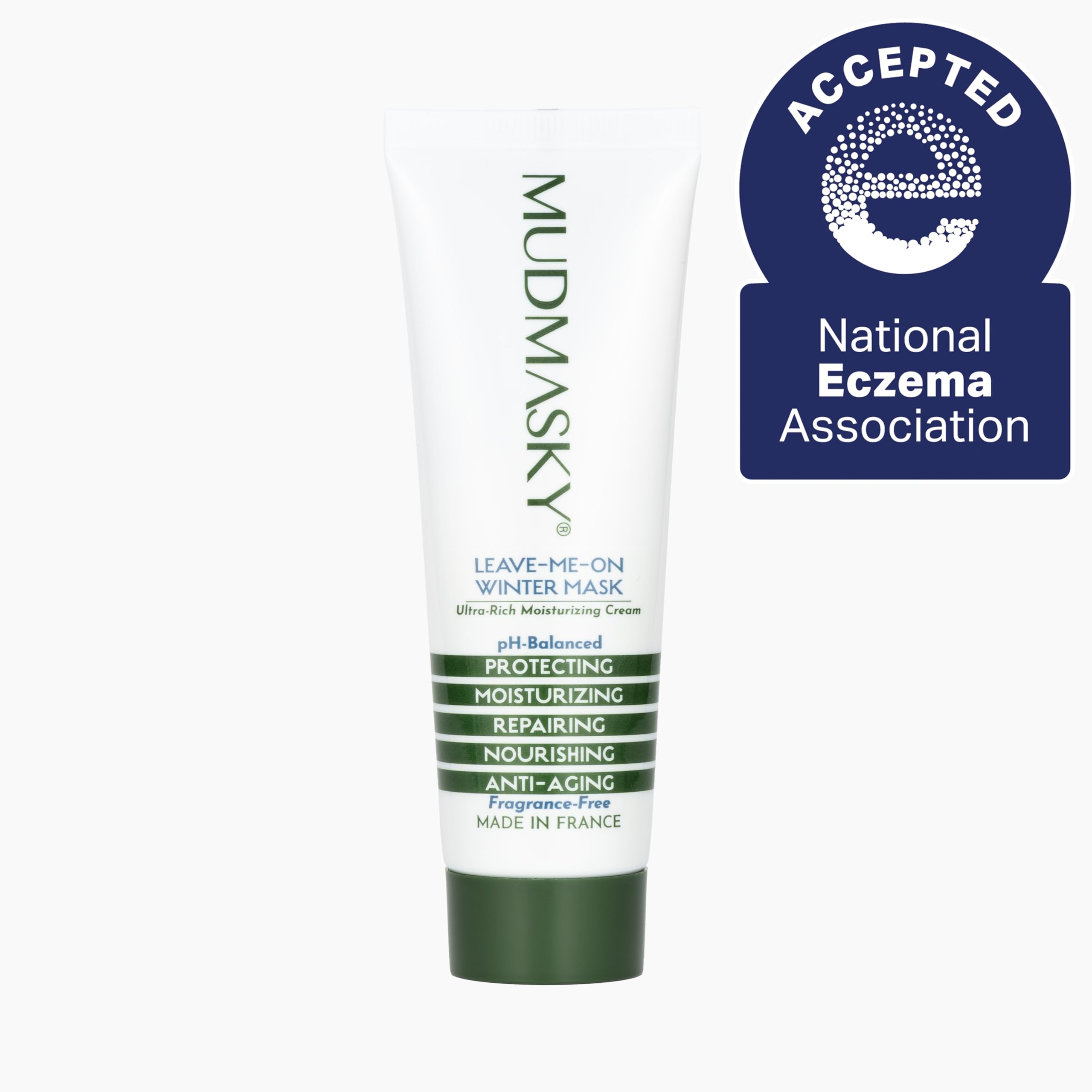 MUDMASKY Leave-Me-On Winter Mask texture close-up evokes creamy nourishment