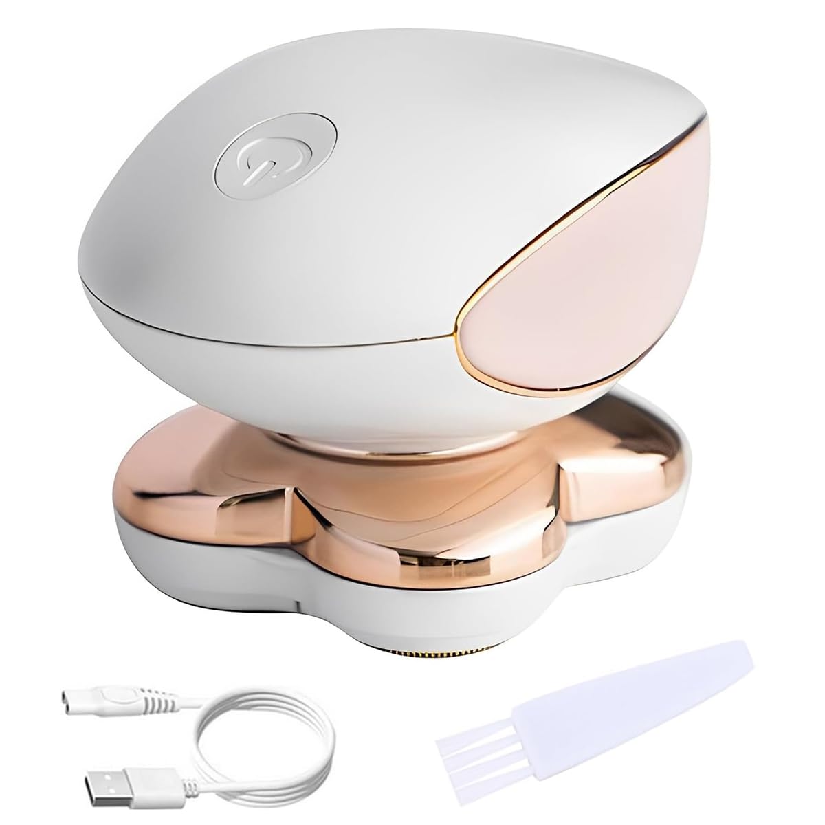 Muflylee electric razor with ergonomic grip for legs and face.