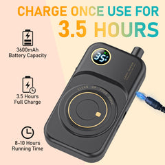 MUGLE portable nail drill LCD display highlights speed and battery level for easy adjustments