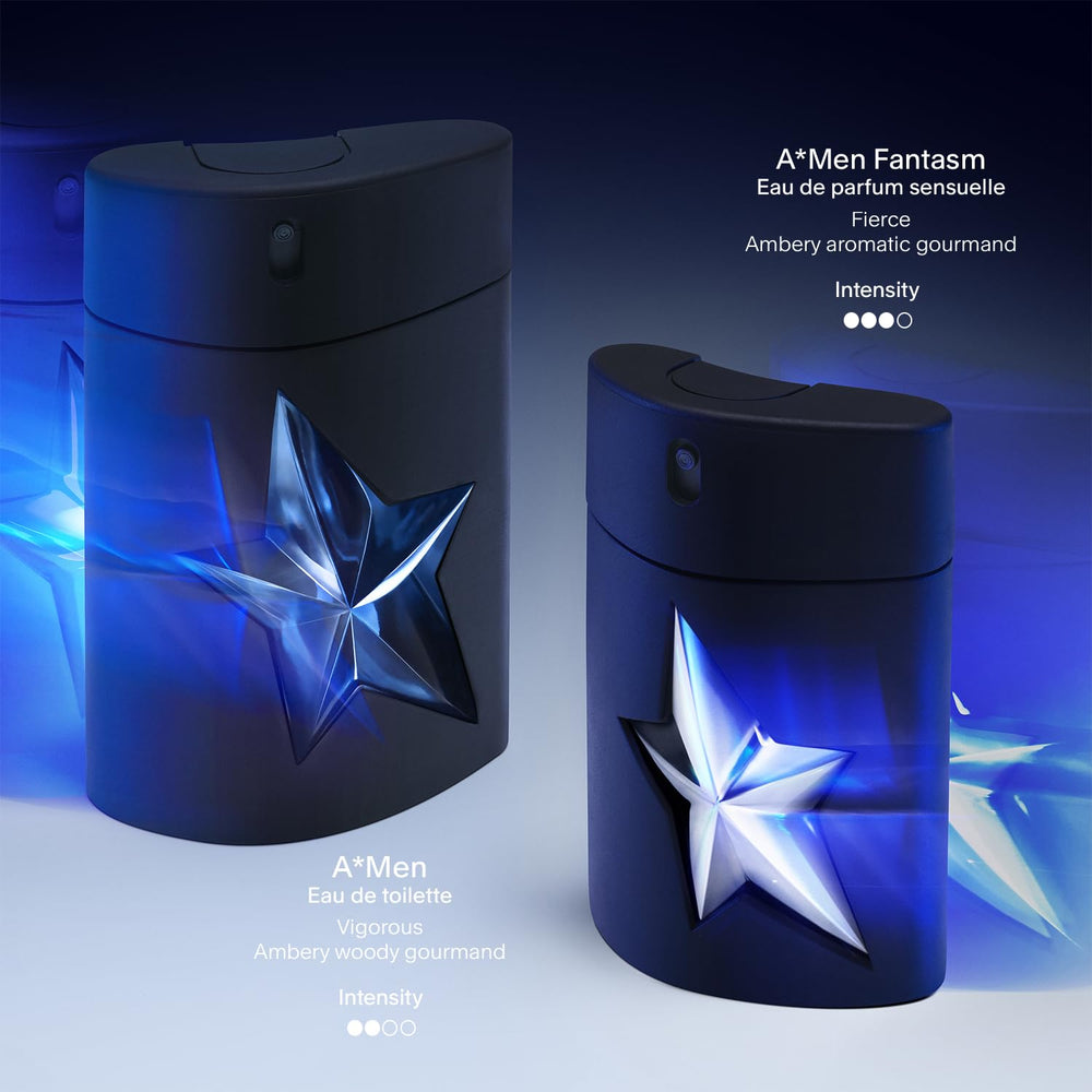 Mugler A*Men Fantasm vanilla-cream base for smooth, lasting trail