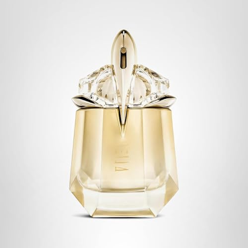 Mugler Alien Goddess elegant-woman portrait conveys radiant luxury for special occasions