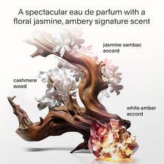 Mugler Alien jasmine-sambac-note close-up emphasizes radiant floral brightness