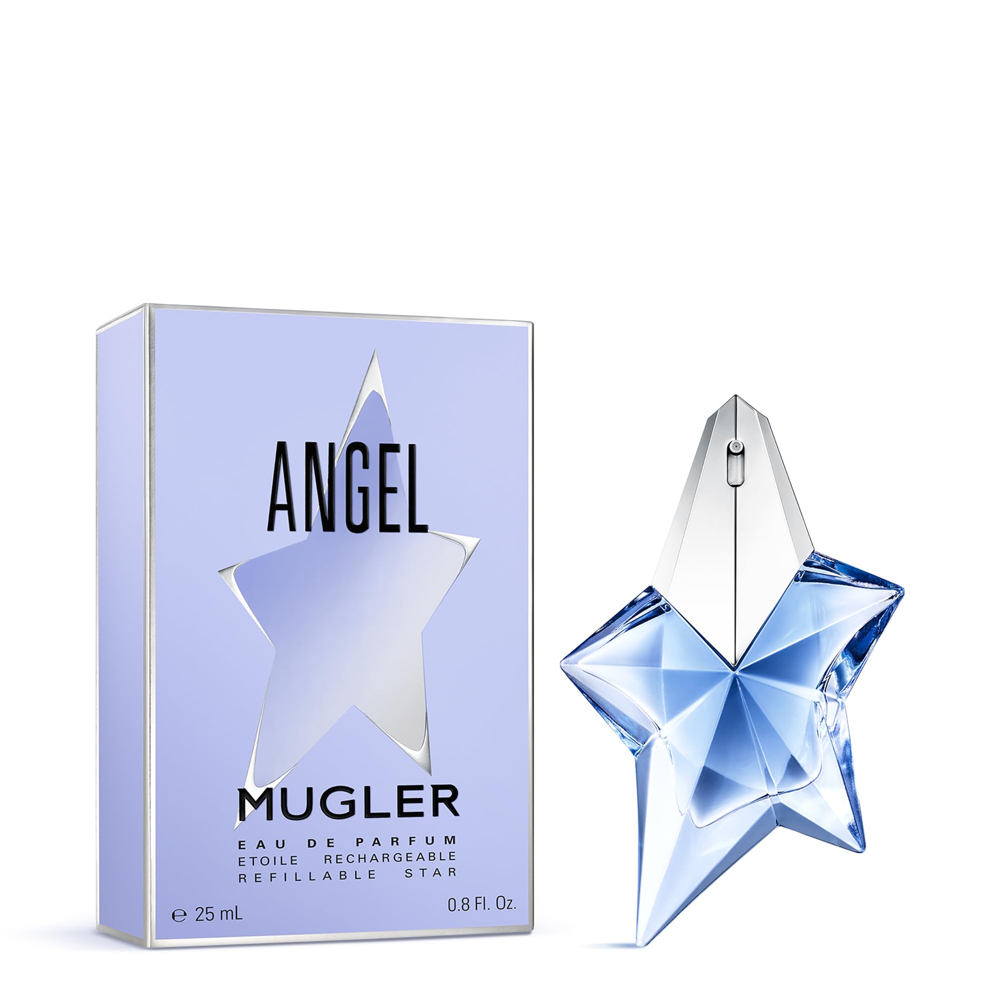 Mugler Angel dressing table scene suggests elegant daily fragrance ritual.