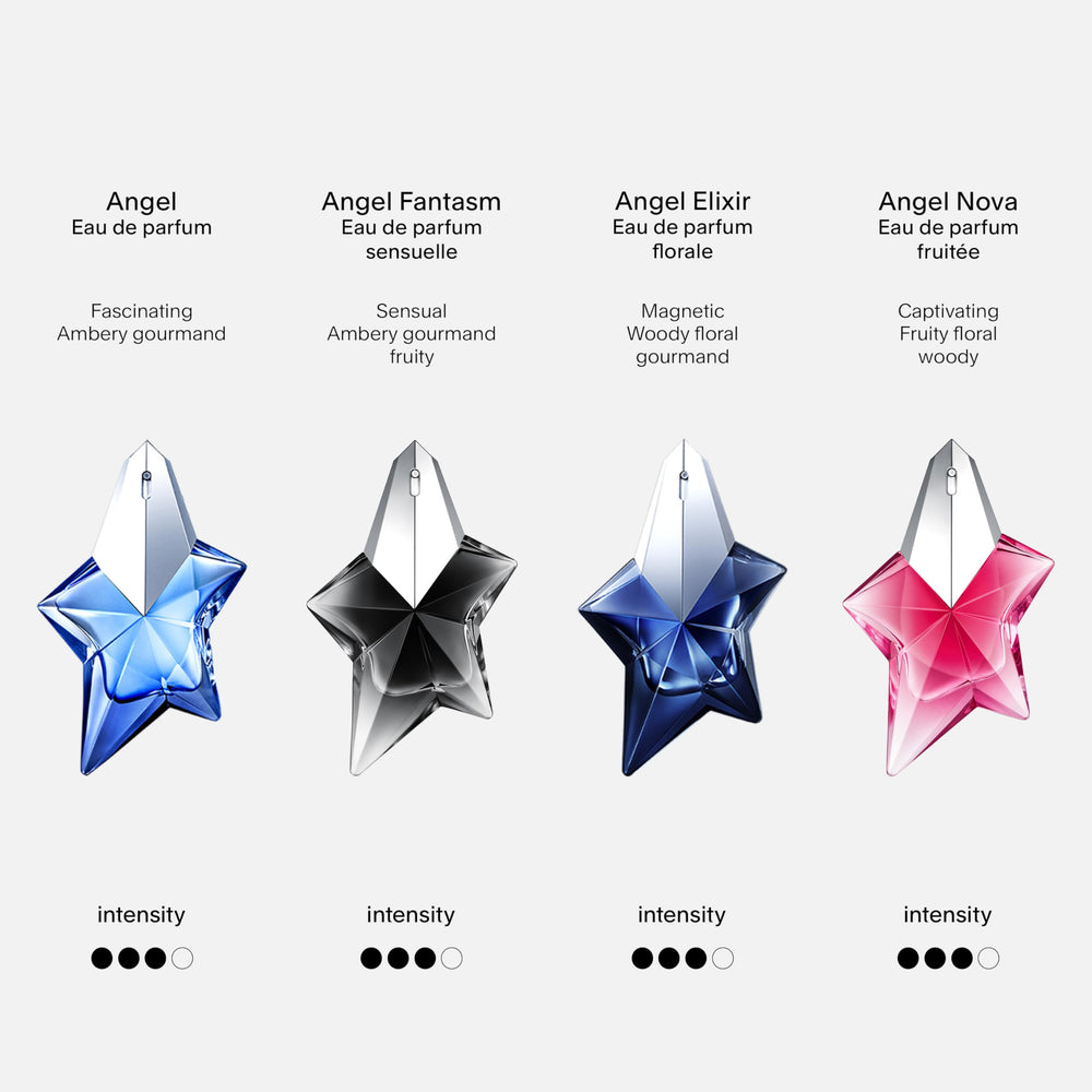 Mugler Angel Nova bergamot note brings bright citrus freshness.