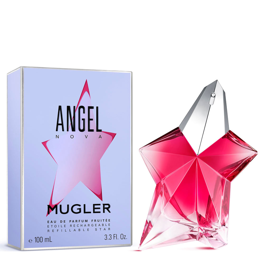 Mugler Angel Nova bottle-closeup-cap enables effortless premium spritz