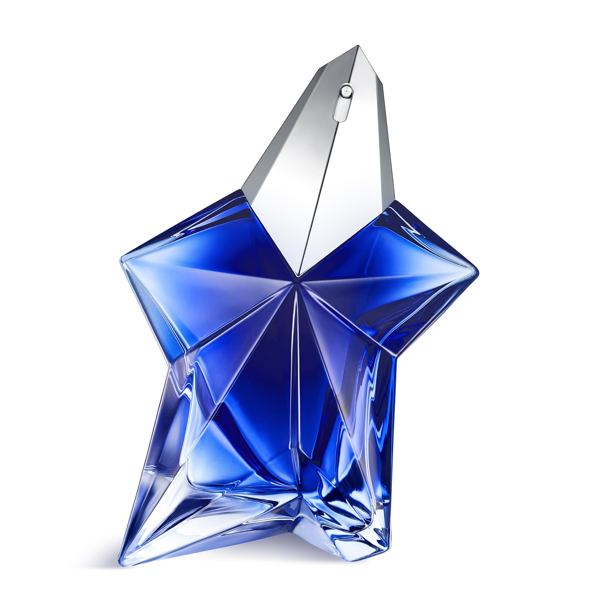Mugler Angel Stellar bottle front with luminous design, ideal for evening glamour.