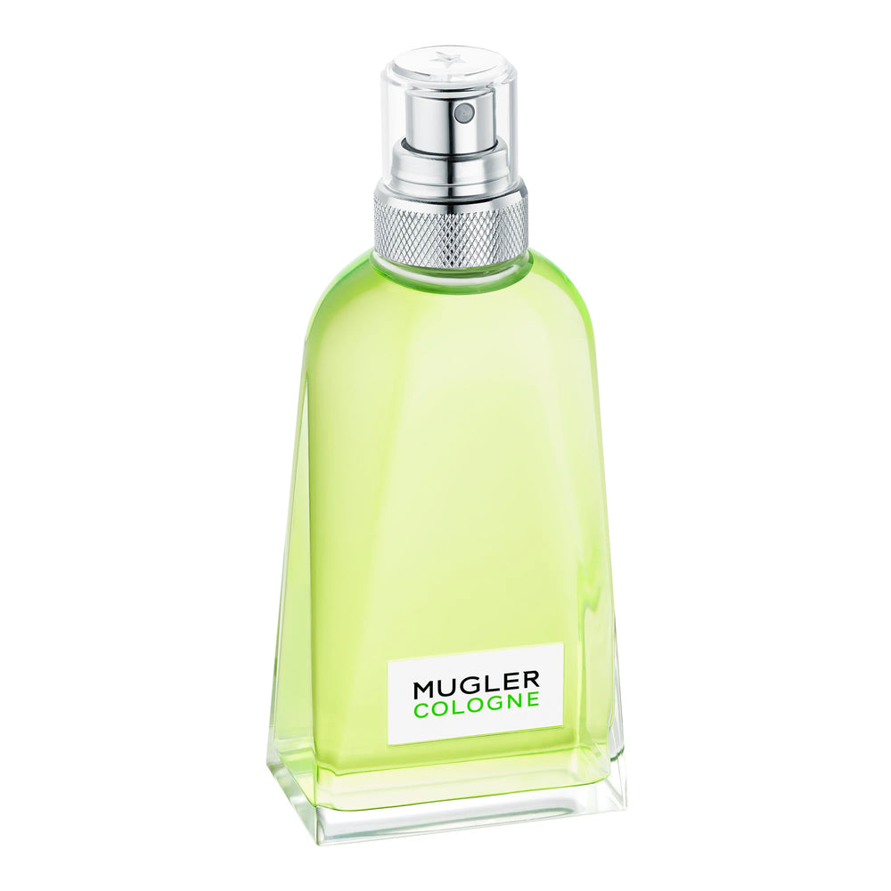 Mugler Cologne bottle close-up showing unisex freshness for daily wear