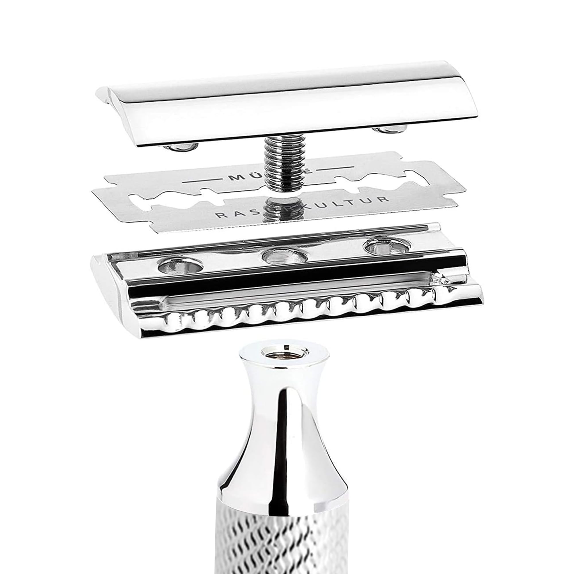 MÜHLE TRADITIONAL R89 closed comb head designed for a smooth, precise shave