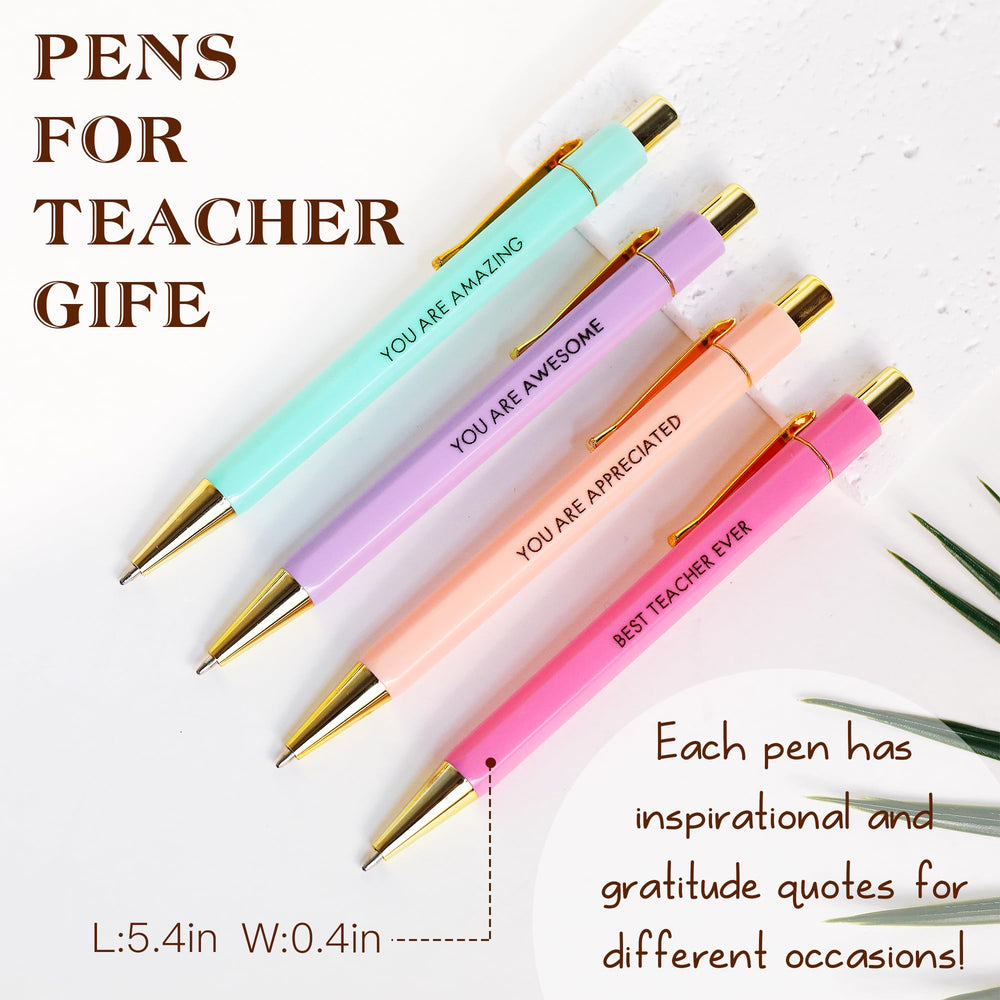 MUKOSEL pens with heartwords engraving for smooth writing