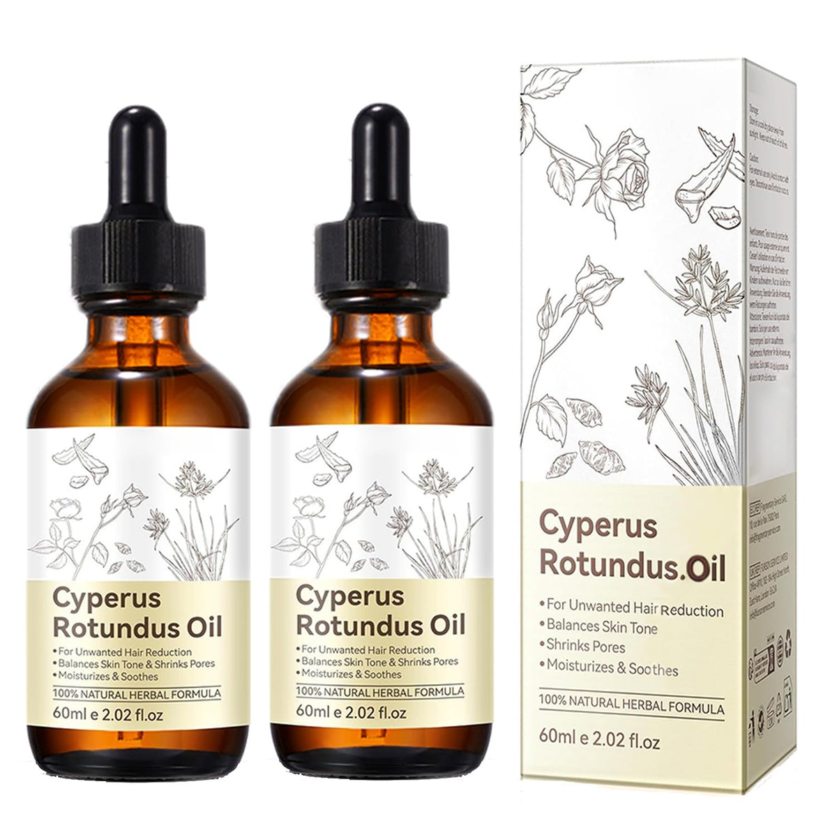 Mulpg aceite Cyperus Rotundus en bote para hidratación diaria