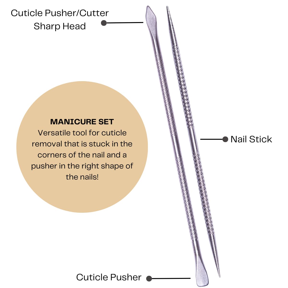 Mundial cuticle nipper with safety cap for safe storage
