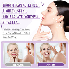 MUOCOBU neck lift tape contouring at the jawline enhances definition