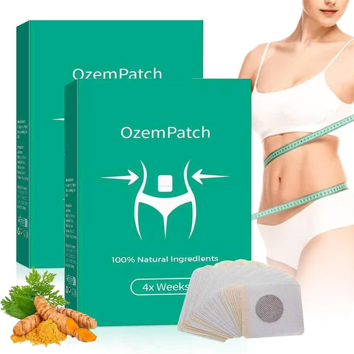 MUPUFU Rejuvacare Ozem patch close-up shows gentle, skin-friendly material for daily wear