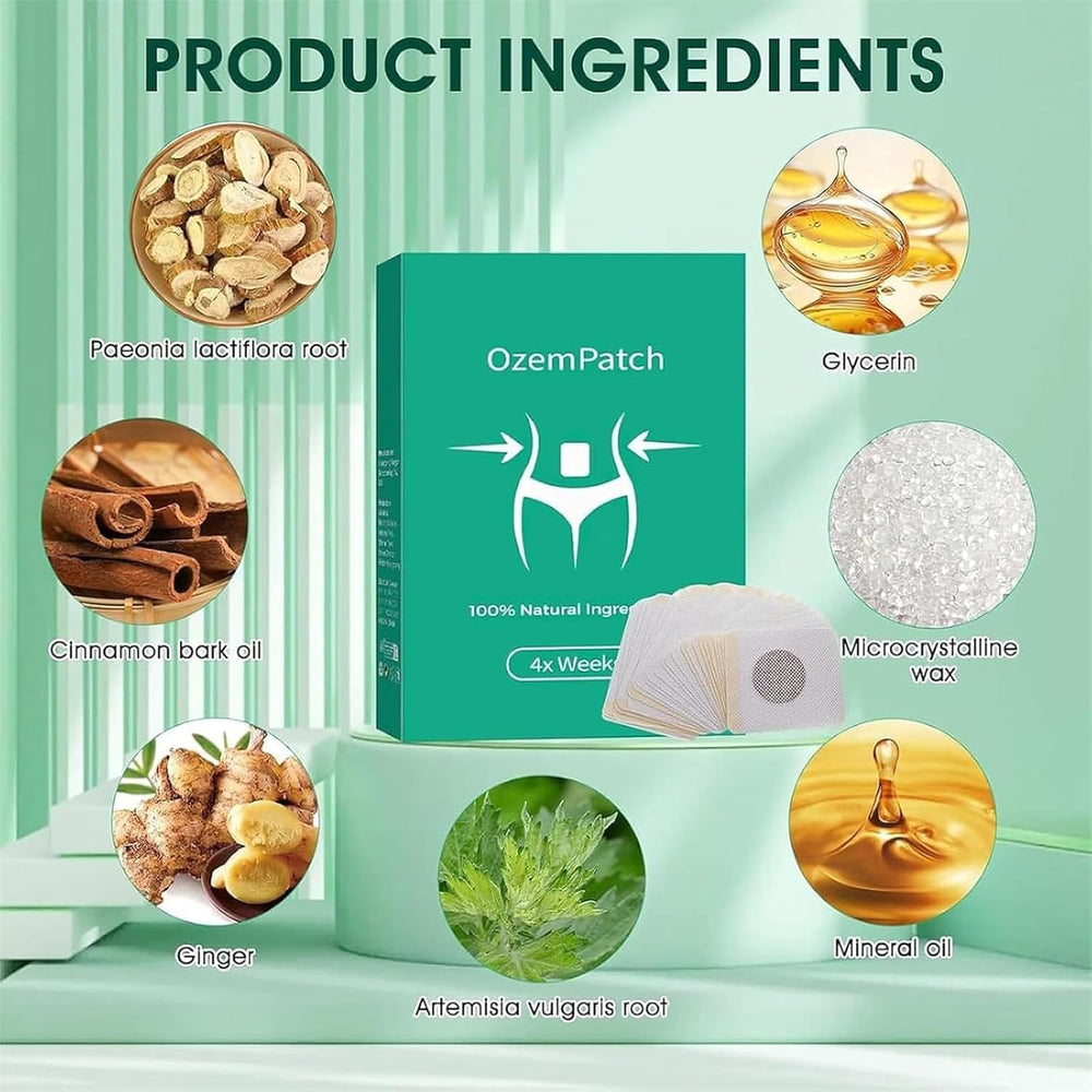 MUPUFU Rejuvacare Ozem patch packaging highlights convenient 60-count kit