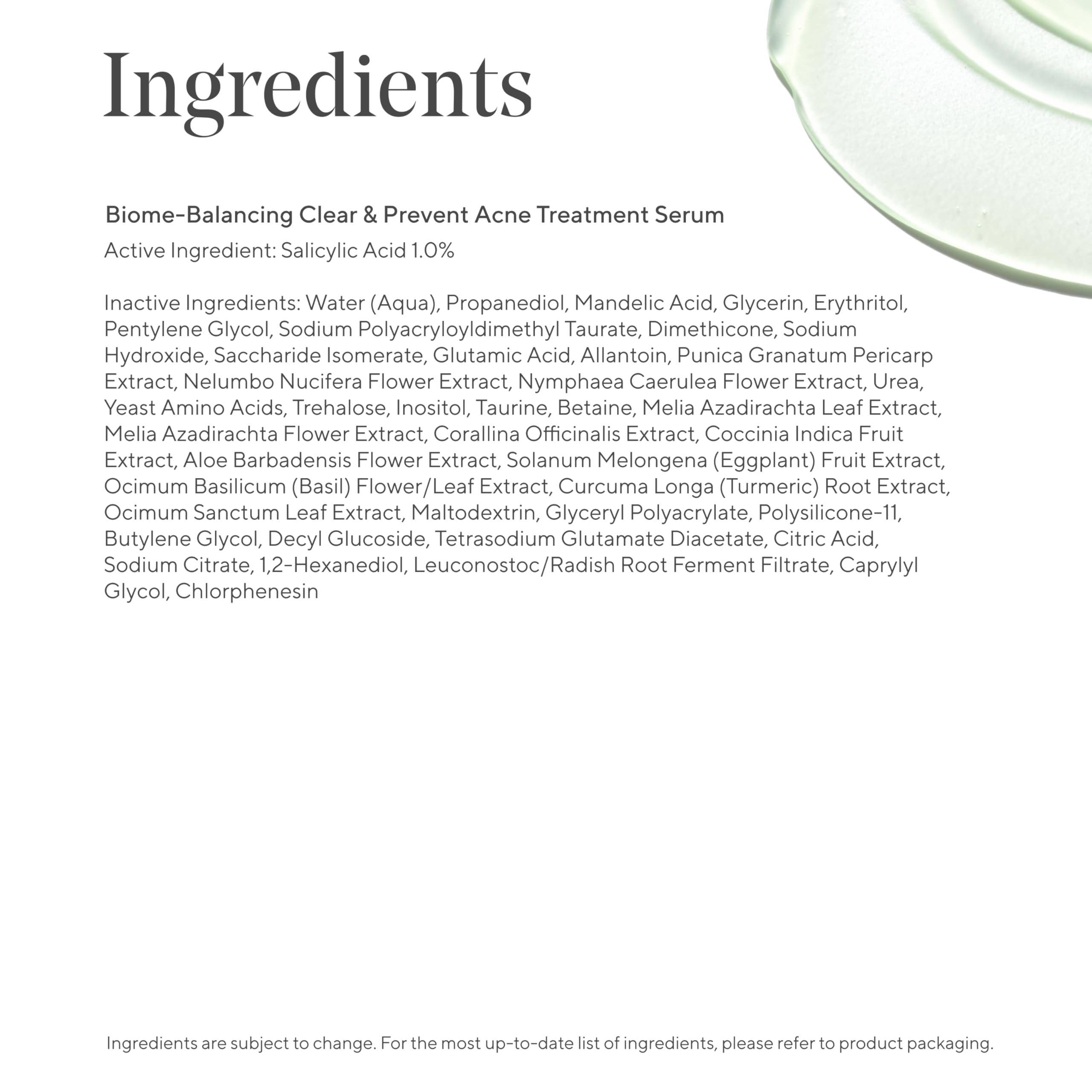 Murad Biome-Balancing Acne Serum microbiome balance concept supports healthier-looking skin.