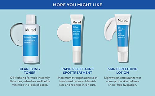Murad logo representing a trusted acne-control skincare brand.