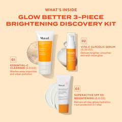 Murad Brighten Trial Kit SPF 50 moisturizer jar for hydration and protection