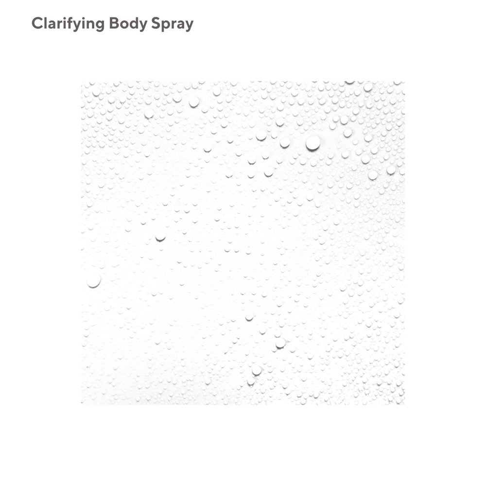 Murad Clarifying Body Spray 6oz label close-up for travel-friendly dosing