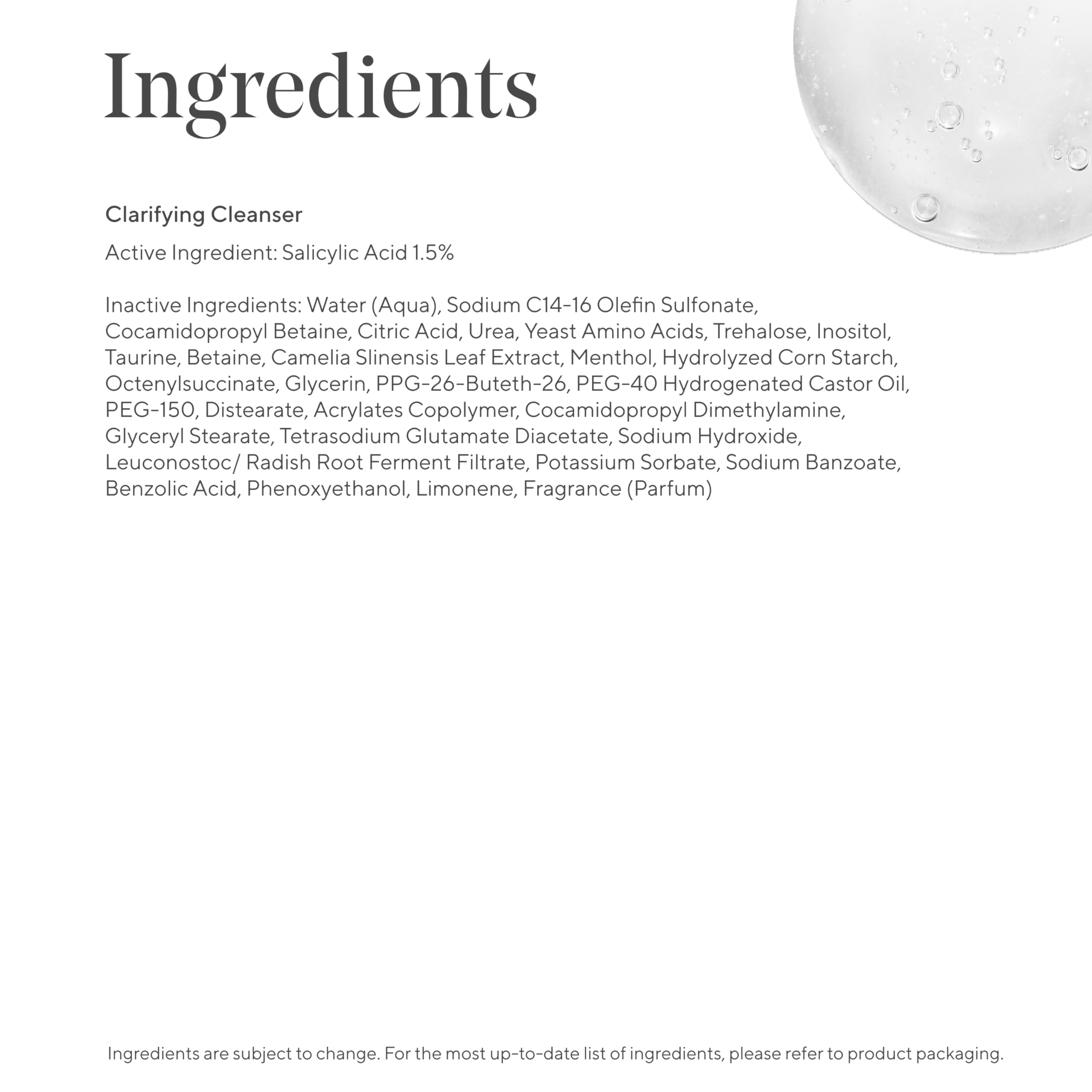 Murad Clarifying Cleanser on a vanity focused on oil-control benefits in routine.