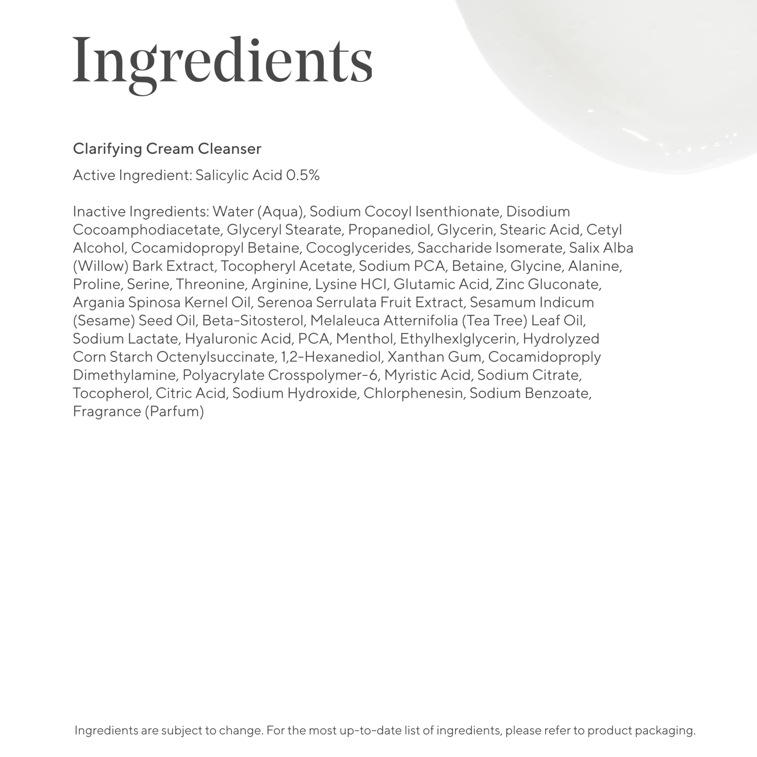 Murad Clarifying Cream Cleanser ideal for acne-prone skin with hydration.
