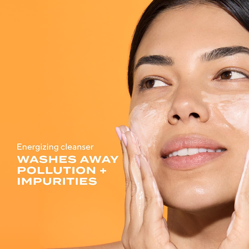 Murad Essential-C foaming gel texture signals refreshing citrus cleanse and hydration.