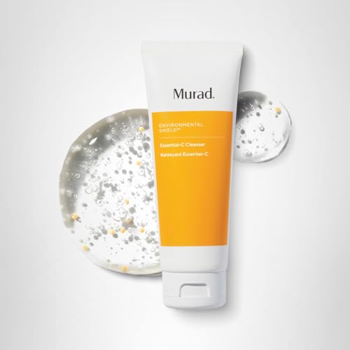 Murad Essential-C glow-after-use suggests refreshed, comfortable skin after cleansing.