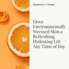 Murad Essential-C Toner splash with citrus for bright, revitalized skin.