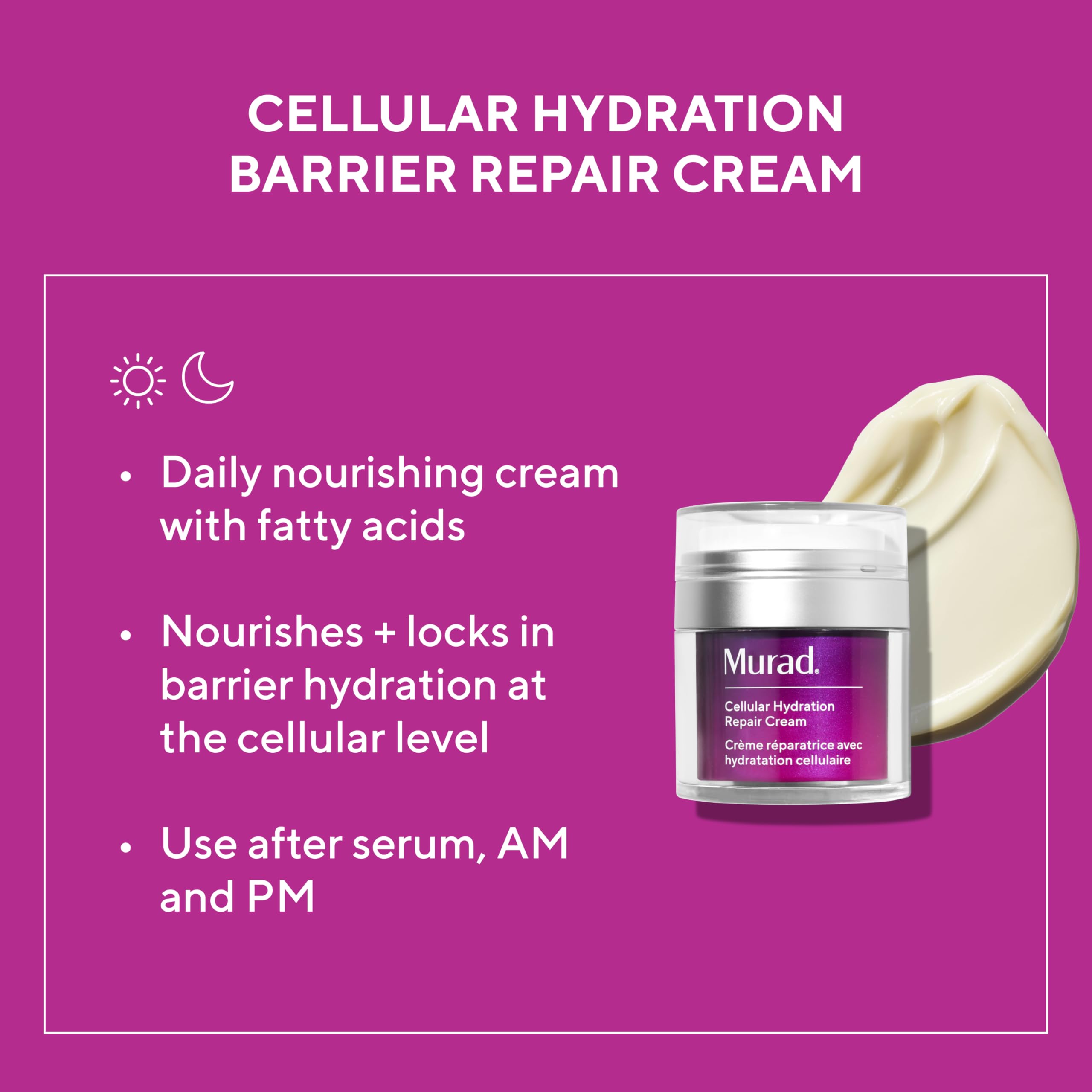 Murad face moisturizer being applied for even distribution and fast absorption
