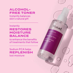 Murad Hydrating Toner ingredient lecithin highlights soothing moisture retention.