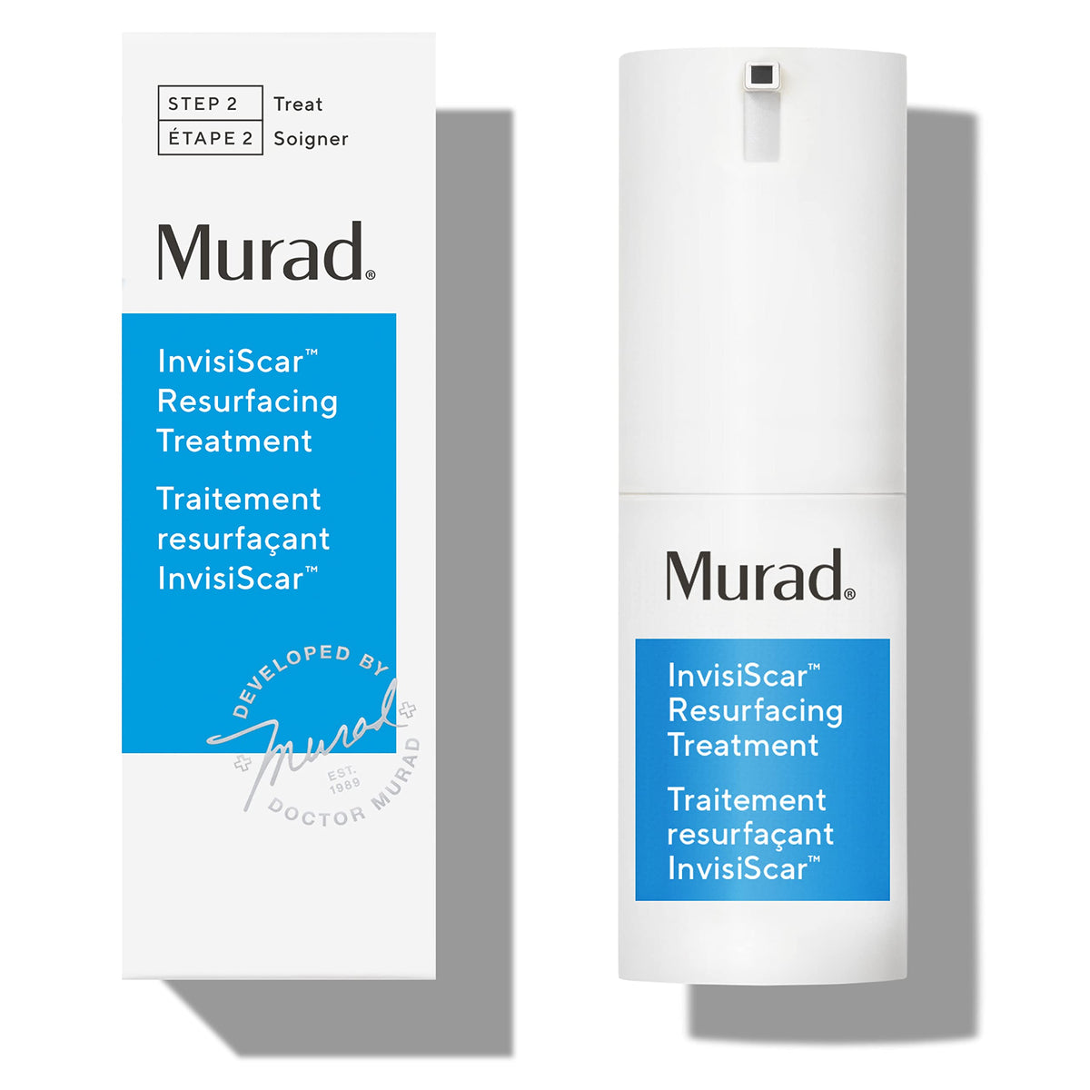 Murad InvisiScar bottle front view for easy daily scar care.