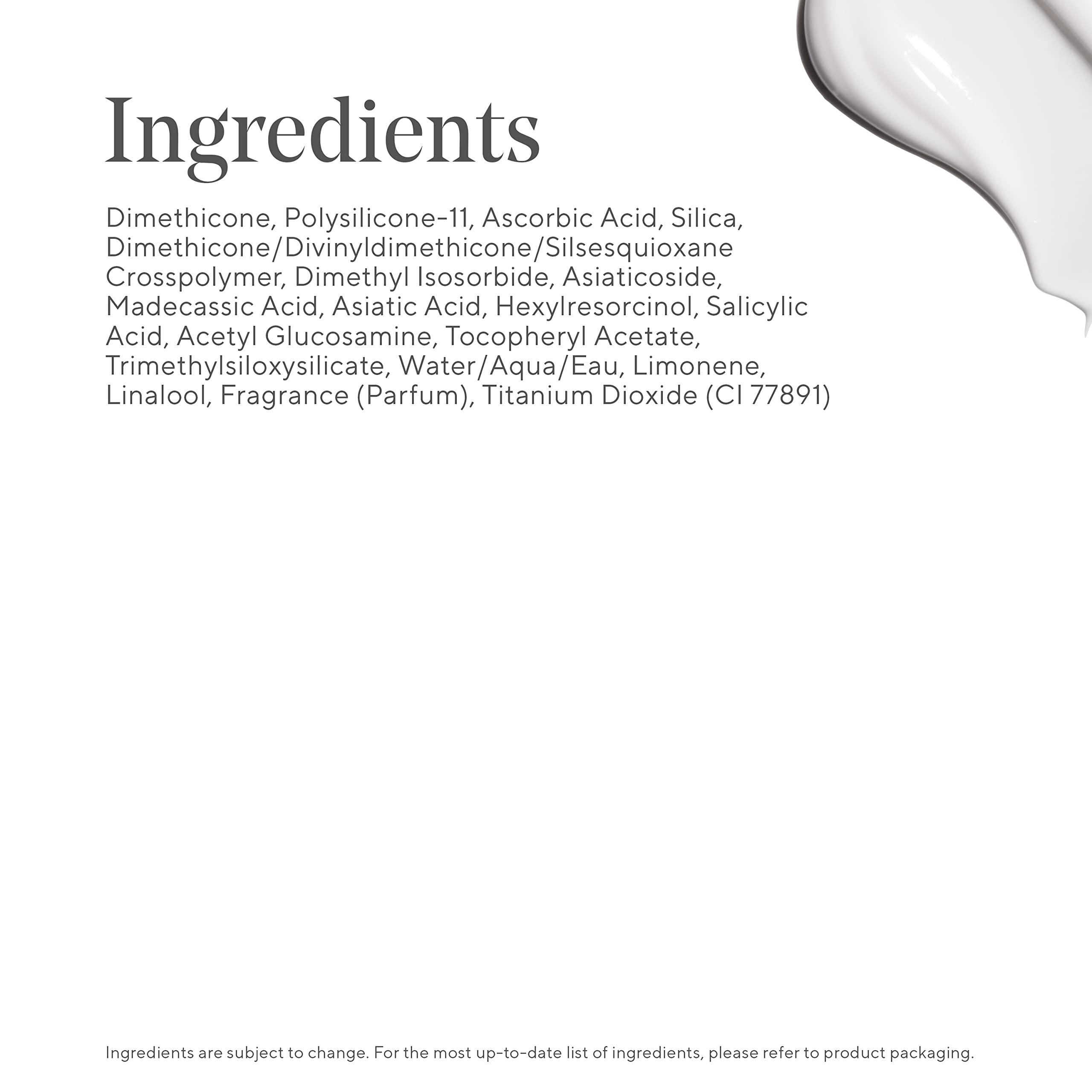 Murad InvisiScar ingredient close-up with Centella Asiatica and vitamin C for healthier-looking skin.