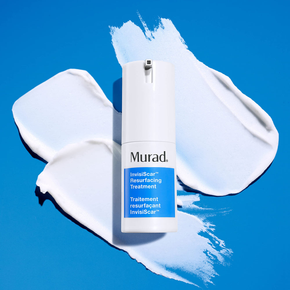 Murad InvisiScar serum swirl shows velvety texture for even application.