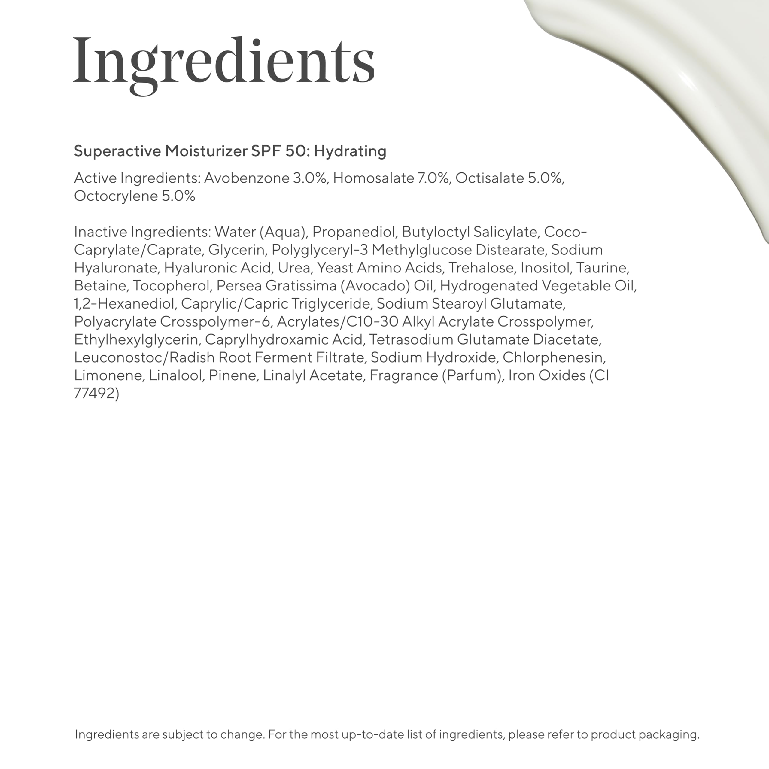Murad Non-comedogenic dewy finish application demonstrates skin-friendly layering.