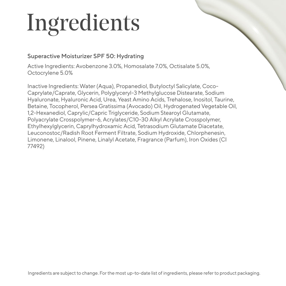 Murad Non-comedogenic dewy finish application demonstrates skin-friendly layering.