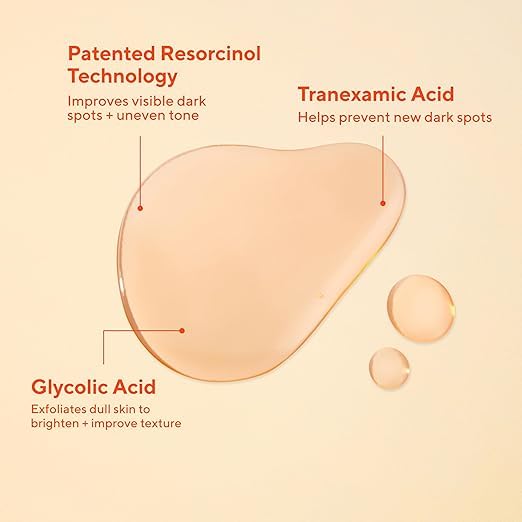 Murad Rapid Dark Spot Serum resorcinol focus suggests targeted dark spot correction.
