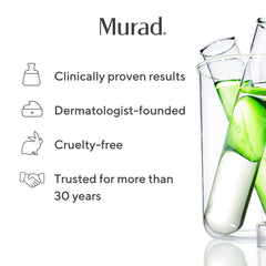 Murad Rapid Relief label on jar signaling sulfur and salicylic acid formula for acne care.