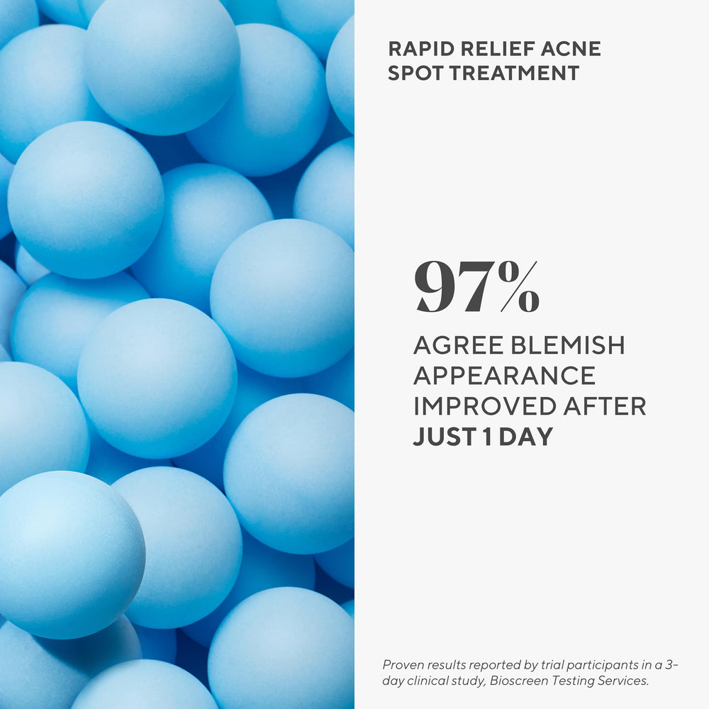 Murad Rapid Relief close-up on blemish before treatment