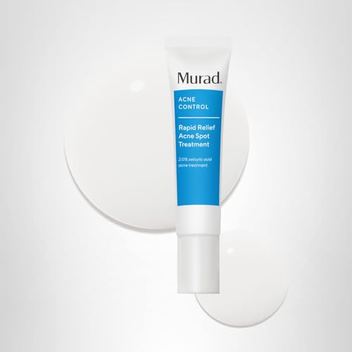 Murad Rapid Relief gel applied under makeup without peeling