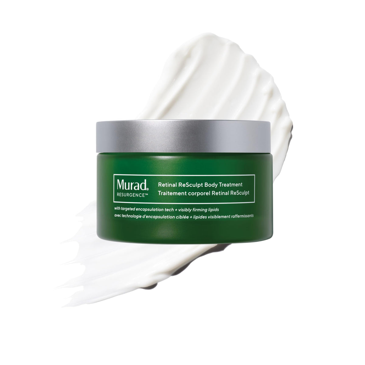 Murad Retinal ReSculpt bottle pour shows rich hydration for nightly use.
