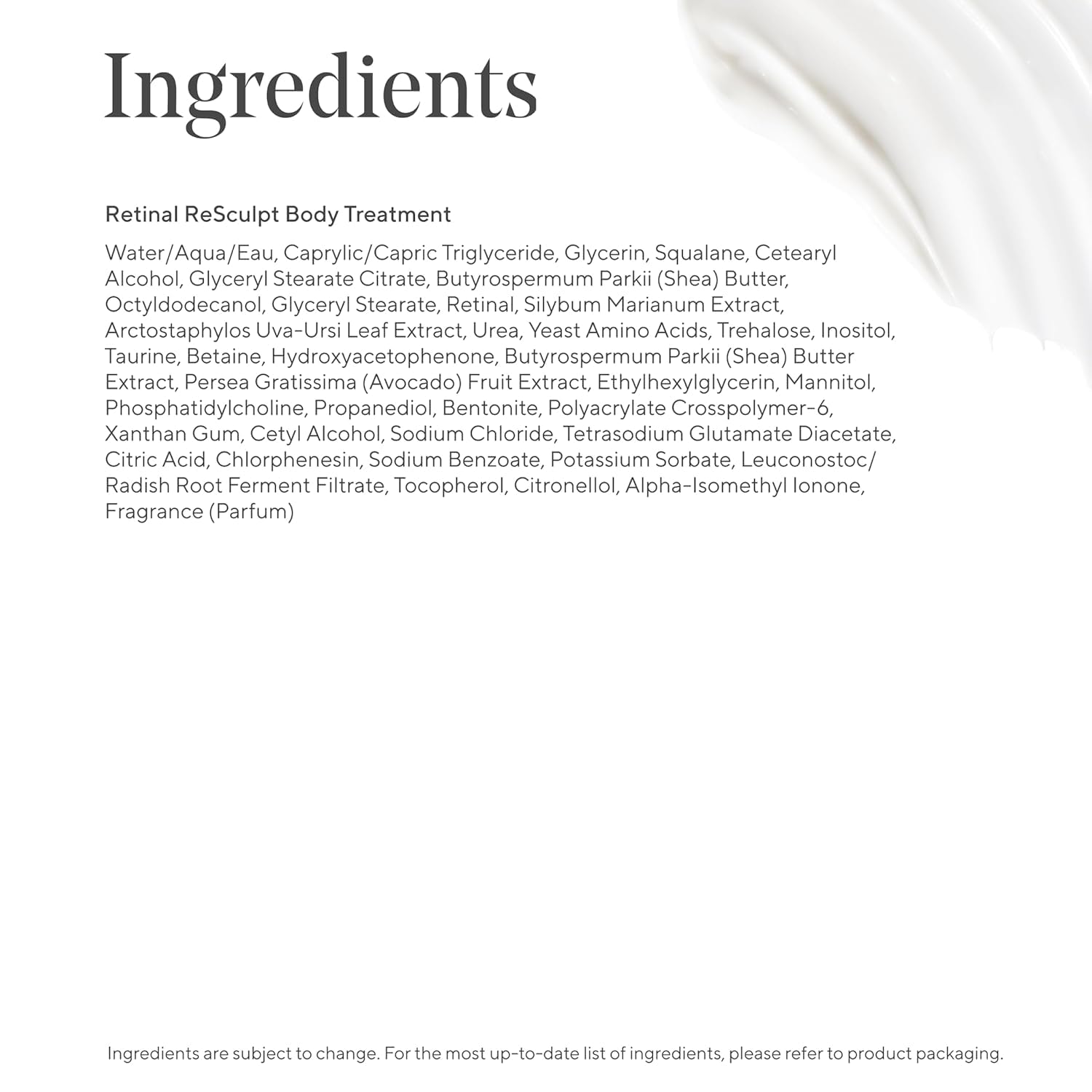 Murad Retinal ReSculpt skin texture after use suggests smoothness and even tone.